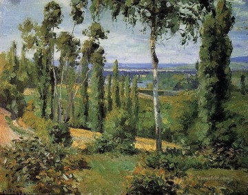 the countryside in the vicinity of conflans saint honorine 1874 Camille Pissarro Oil Paintings